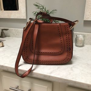 Brown crossbody purse